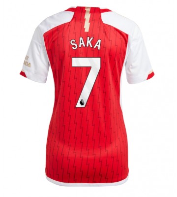 Arsenal Bukayo Saka #7 Replika Hjemmebanetrøje Dame 2023-24 Kortærmet